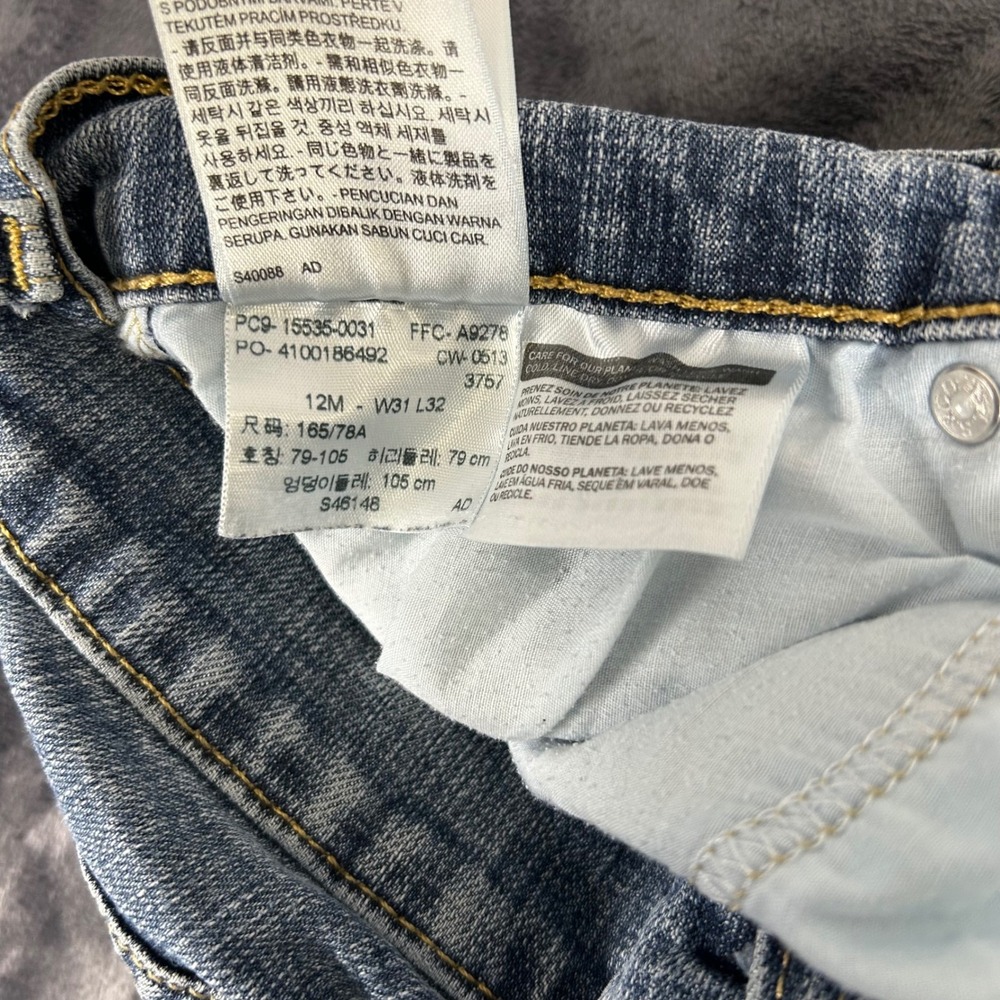Levi's 529 Curvy Bootcut Jeans Women 12M W31 L32 Blue Denim 15535-0031 - Picture 6 of 9